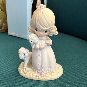 The Lord is my shepherd members only precious moments figurine 1985